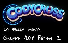 La bella roma Gruppe 407 Rätsel 2 Lösungen