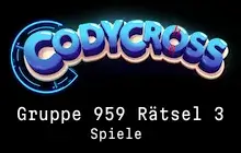 Spiele Gruppe 959 Rätsel 3 Lösungen