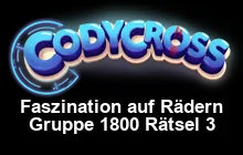 Faszination auf Rädern Gruppe 1800 Rätsel 3 Lösungen