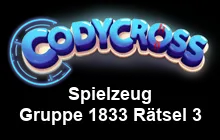Spielzeug Gruppe 1833 Rätsel 3 Lösungen