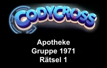 CodyCross Apotheke Gruppe 1971 Rätsel 1 Lösungen